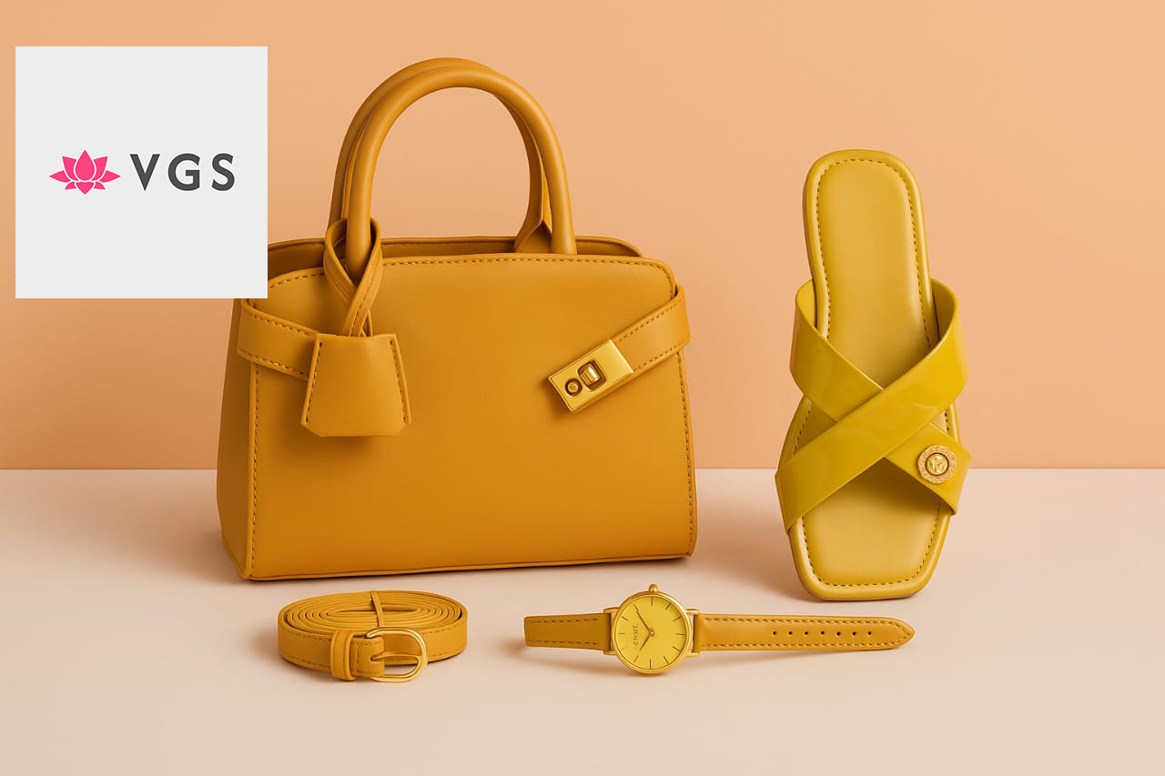 Handbag & Slide Sandals Luxury Matching Set with Accessories VGS-0D0D22