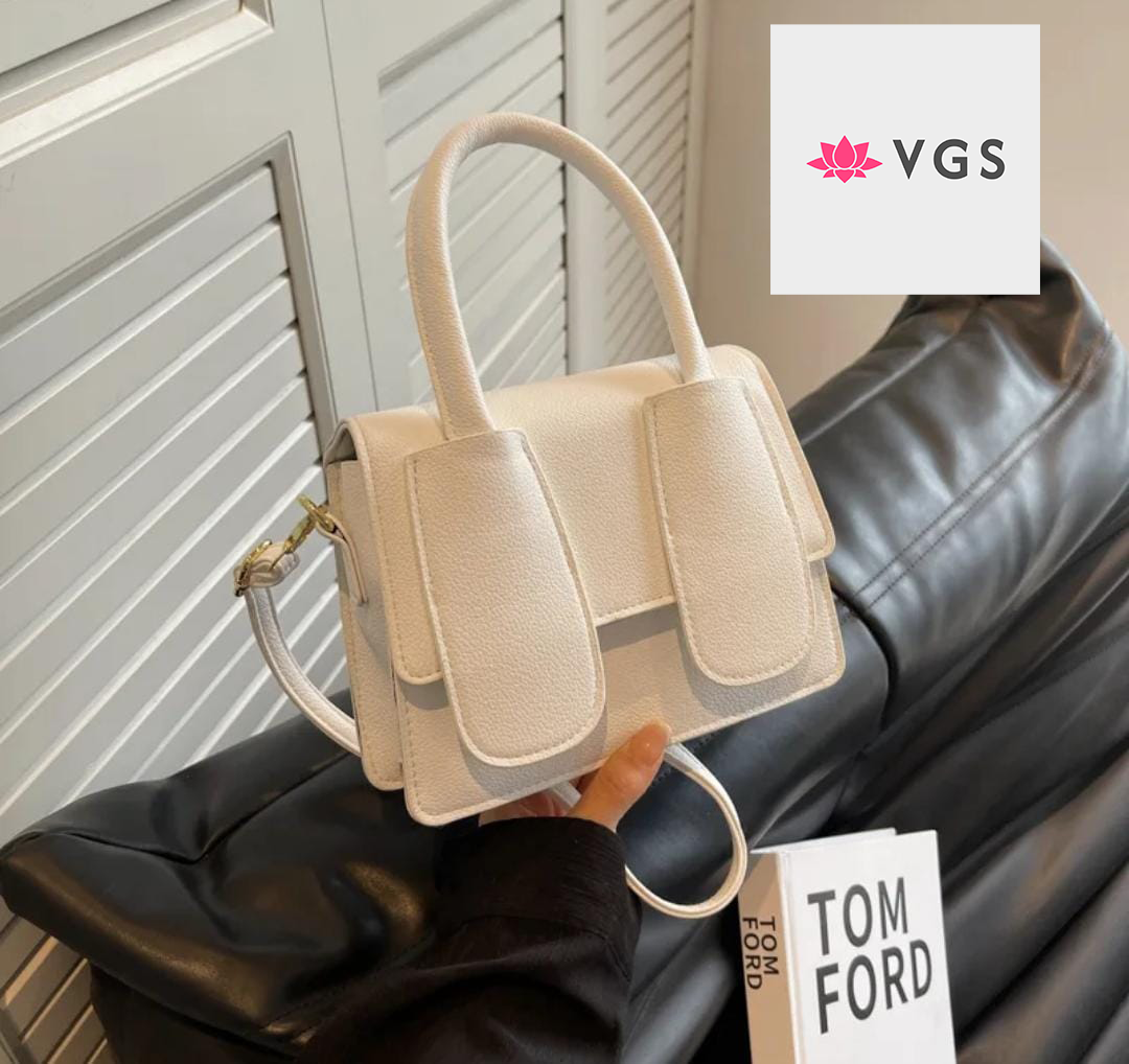 Mini Structured Top Handle Bag with Crossbody Strap