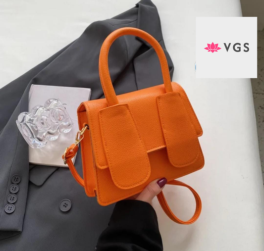 Mini Structured Top Handle Bag with Crossbody Strap