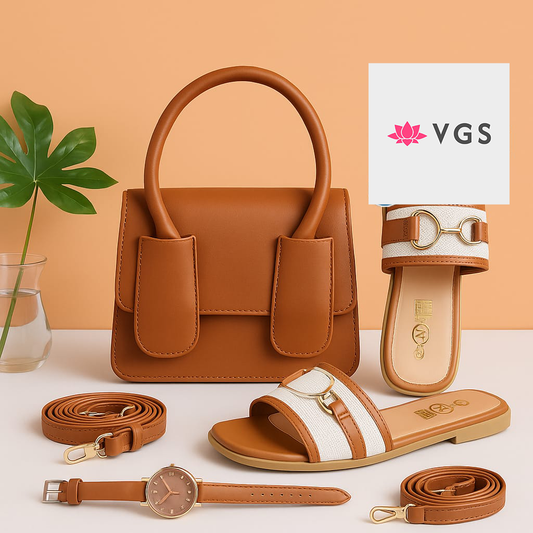 Handbag & Sandals Matching Set with Accessories VGS-0H0D23