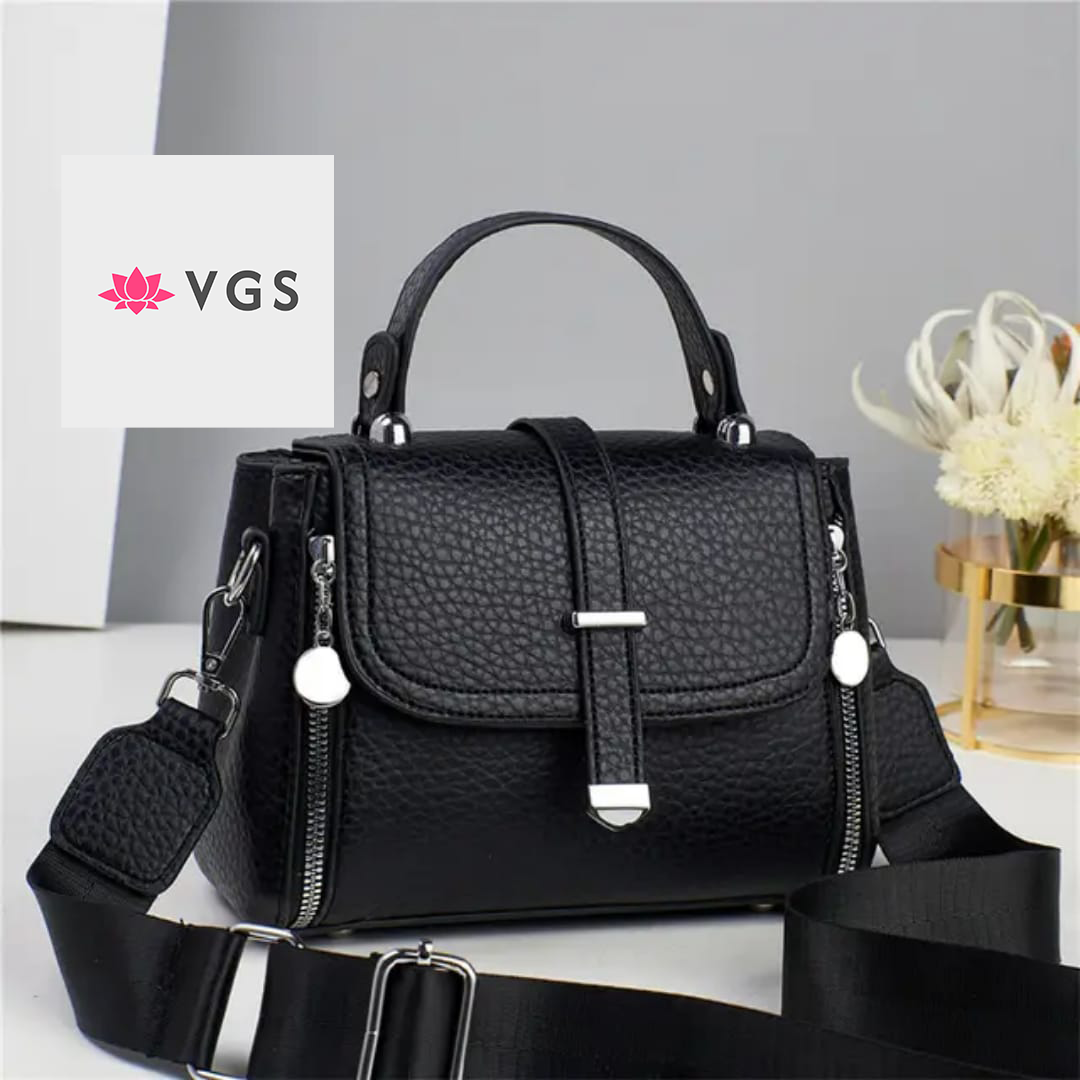 Mini Satchel Crossbody Bag with Adjustable Canvas Strap VGS- 0H0F01