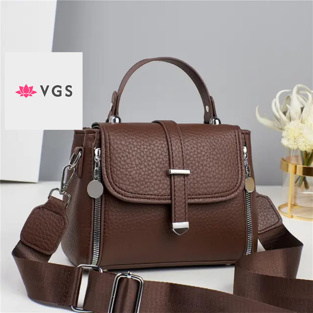 Mini Satchel Crossbody Bag with Adjustable Canvas Strap VGS- 0H0F01