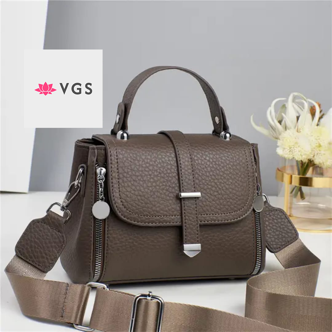 Mini Satchel Crossbody Bag with Adjustable Canvas Strap VGS- 0H0F01