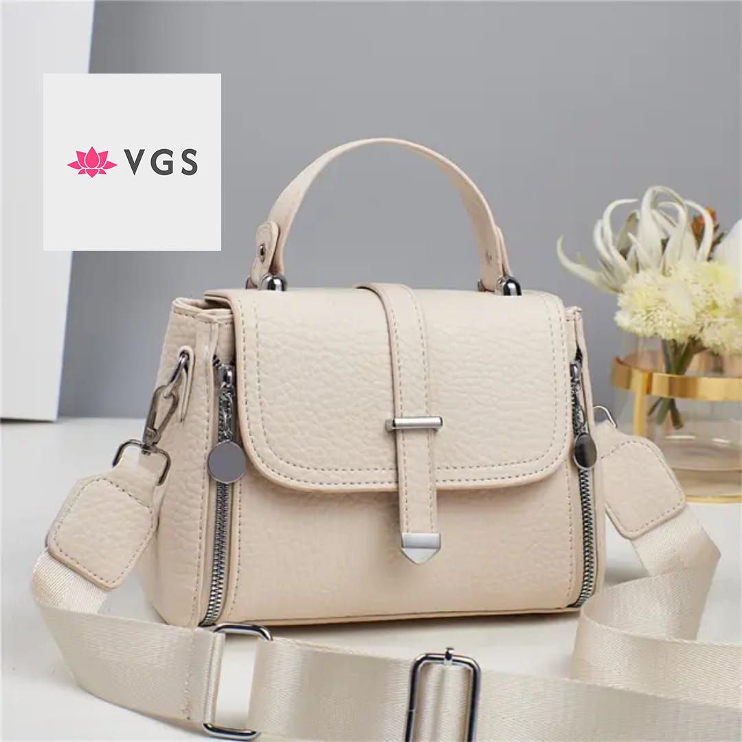 Mini Satchel Crossbody Bag with Adjustable Canvas Strap VGS- 0H0F01