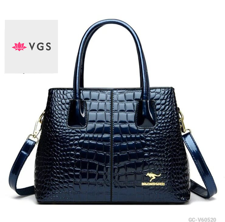 Crocodile Embossed Leather Tote Bag VGS-0S0T0Y1