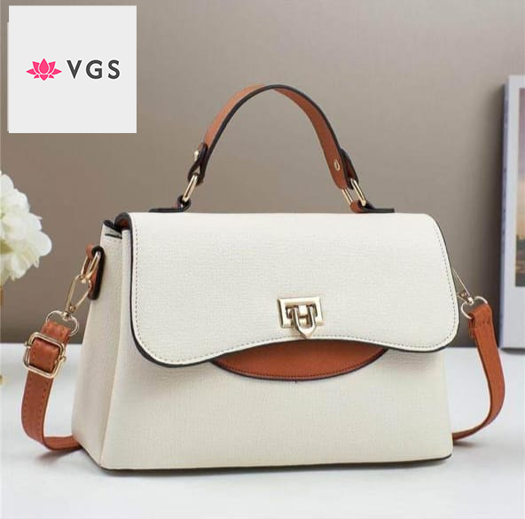 Classic Top Handle Satchel with Turn-Lock Closure VGS-0S0T0Y2
