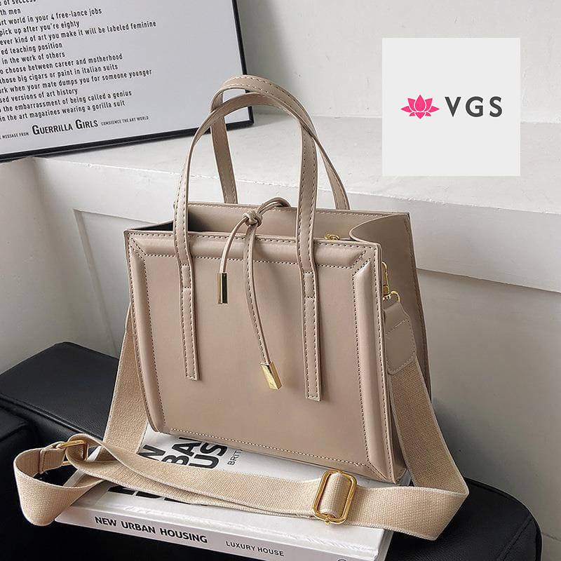 Structured Mini Tote Bag with Crossbody Strap VGS-0H0D13