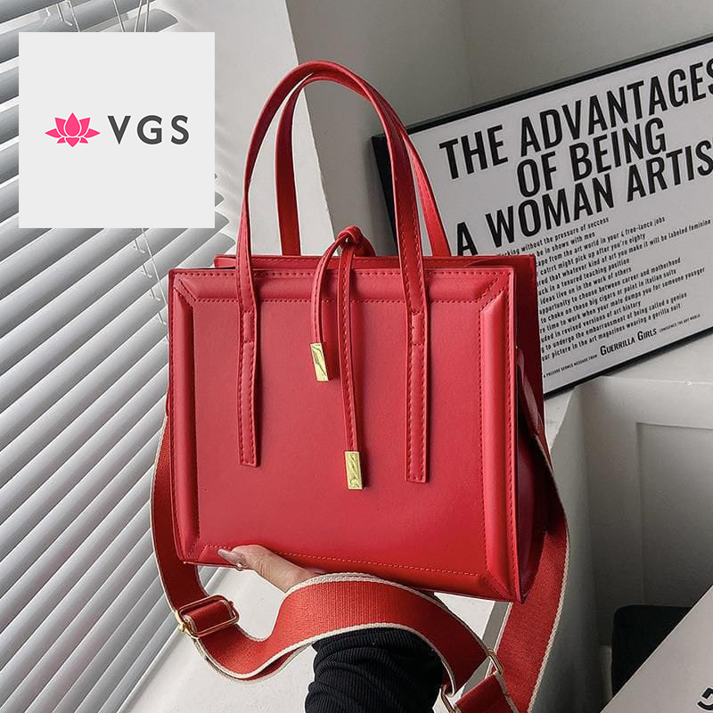 Structured Mini Tote Bag with Crossbody Strap VGS-0H0D13