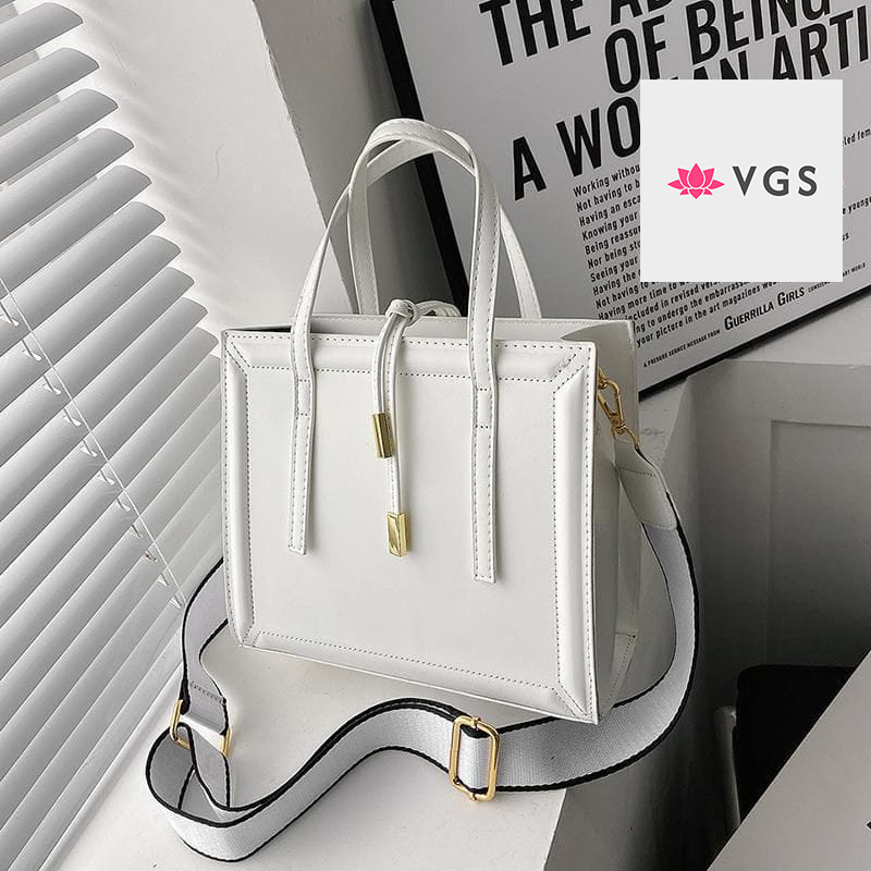 Structured Mini Tote Bag with Crossbody Strap VGS-0H0D13
